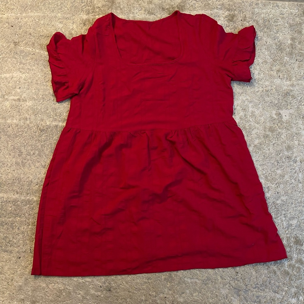Red dress